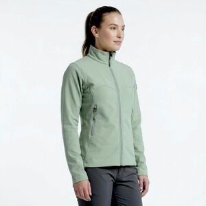 VTG MEC (CO-OP) Women's S Chartreuse Green Technical Jacket Hiking Layer Coat